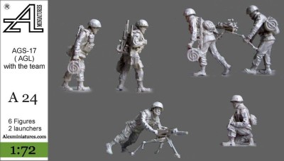 Alex miniatures А024 АГС - 17 с расчетами, 1:72