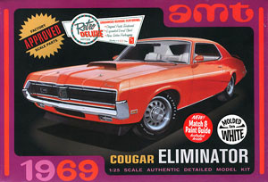 AMT 898 1969 Cougar Eliminator (White Body) 1/25