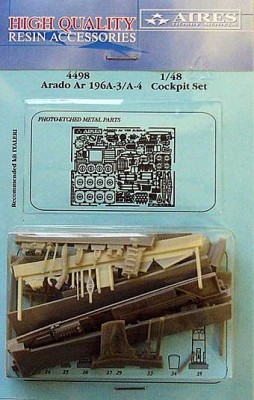 Aires 4498 Ar 196A-3/A-4 cockpit set 1/48