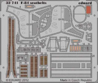 Eduard 32741 1/32 Фототравление привязные ремни F-84 seatbelts