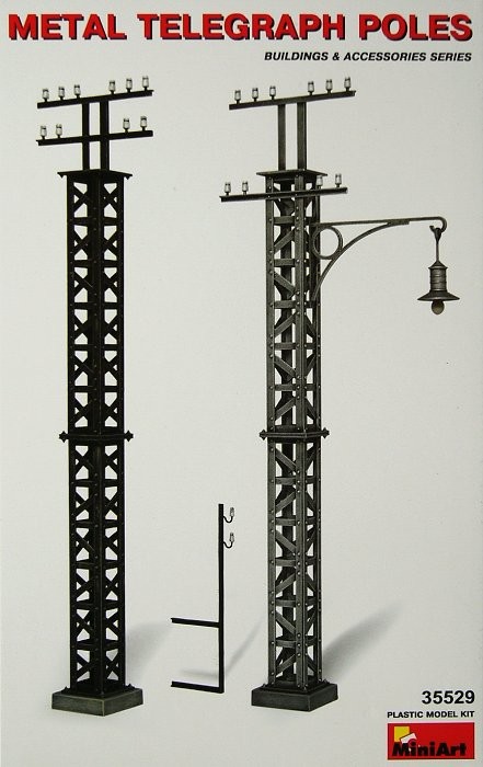 MiniArt 35529 Metal Telegraph Poles 1/35