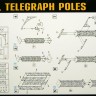 MiniArt 35529 Metal Telegraph Poles 1/35