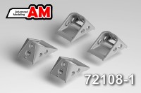 Advanced Modeling AMC 72108-1 Колодки под колеса шасси, набор №2, размер 540х350х250 мм 1/72
