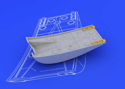 Eduard 648116 1/48 Набор дополнений Spitfire 90gal slipper tank