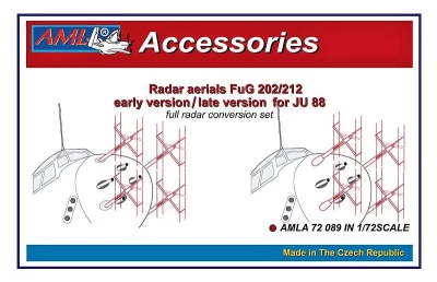 AML AMLA72089 Junkers Ju 88 C-6/R w/ Radar aerials FuG 202/ 1/72