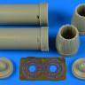 Aires 4702 F/A-18C exhaust nozzles - closed (KIN) 1/48