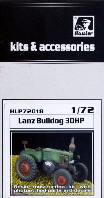 Hauler HLP72018 Lanz Bulldog 30HP (resin kit) 1/72