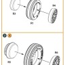 Clear Prop CPA48052 F-86A wheel set type 1 (CLPR) 1/48