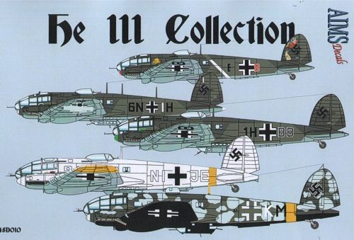 Aims AIMS48D010 Heinkel He-111 / P Collection' Includes; 1/48