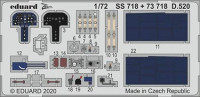 Eduard SS718 1/72 D.520 (HAS/H.2000)