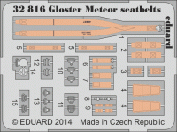 Eduard 32816 Gloster Meteor seatbelts 1/32