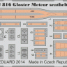 Eduard 32816 Gloster Meteor seatbelts 1/32