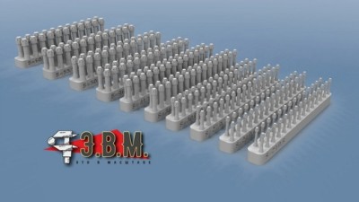 ЭВМ RS35040 Гайка корончатая (S - 27) D = 0,77 мм 1/35