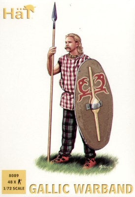 HAT 8089 Gallic Warband x 48 figures per box 1/72
