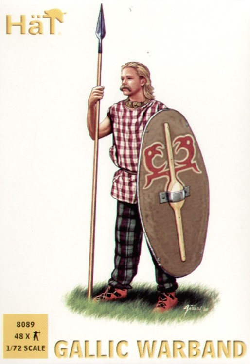HAT 8089 Gallic Warband x 48 figures per box 1/72