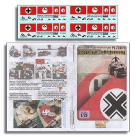Echelon FD FL724010 German Aerial Identification / Recognition Flags (WWII) crosses and swastikas 1/72