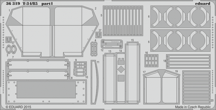 Eduard 36319 T-34/85 1/35