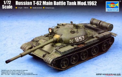 Trumpeter 07146 Soviet T-62 Main Tank Type 1962 1/72