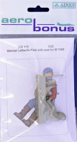 Aerobonus 320115 German Luftwaffe Pilot for Bf 109 with seat 1/32