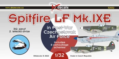 Dk Decals 32032 Spitfire LF Mk.IXE 312th Squadron (8x camo) 1/32