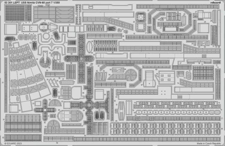 Eduard 53301 SET USS Nimitz CVN-68 part 7 (TRUMP) 1/350