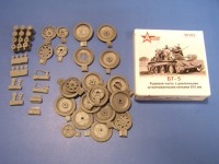 A-resin 35103 БТ-5 Ходовая часть с усиленными опорными катками 815 см 1/35