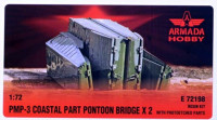 Armada Hobby E72198 PMP-3 Coastal Pt.Pontoon Bridge x2 (resin+PE) 1/72