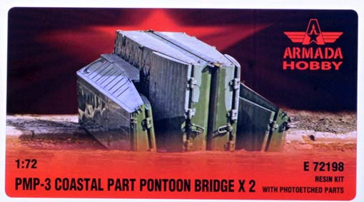 Armada Hobby E72198 PMP-3 Coastal Pt.Pontoon Bridge x2 (resin+PE) 1/72