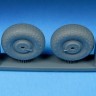Barracuda Studios BCR72466 de Havilland Mosquito Late Mainwheels - Block Tread 1/72