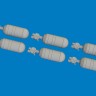 Eduard 672396 BRASSIN WWII USAAF oxygen cylinder A-6 PRINT 1/72