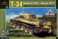 MSD-Maquette MQ 3528 Танк Т-34/76 Завода 112 1942 г. 1/35