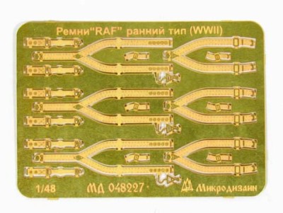 Микродизайн 048227 Привязные ремни самолетов Британии WW II (ранние) 1/48