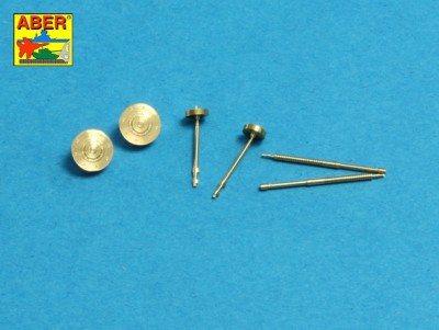 Aber 35 L-223 Set of 2 barrels for Soviet tank 7,62mm DT machine gun 1/35