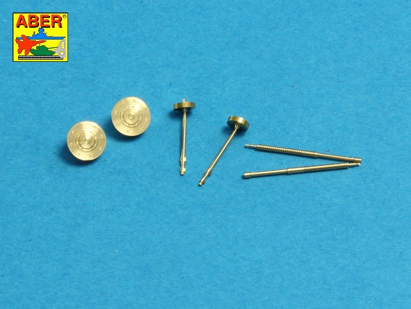 Aber 35 L-223 Set of 2 barrels for Soviet tank 7,62mm DT machine gun 1/35