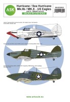 Art Scale 200-D32032 Hawker Hurricane Mk.IIB / Mk.X part 6 - US Eagles 1/32