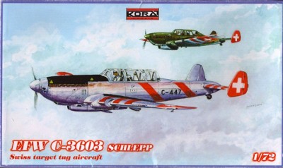 Kora Model 72133 EFW C-3603 SCHLEPP (Swiss target aircraft) 1/72