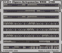 Eduard 17517 Figures Kriegsmarine WWII 1/700
