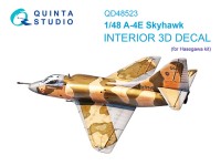 Quinta studio QD48523 A-4E (Hasegawa/Hobby2000) 3D Декаль интерьера кабины 1/48
