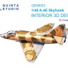 Quinta studio QD48523 A-4E (Hasegawa/Hobby2000) 3D Декаль интерьера кабины 1/48