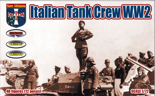 Orion ORI72066 WWII Italian Tank Crew 1/72