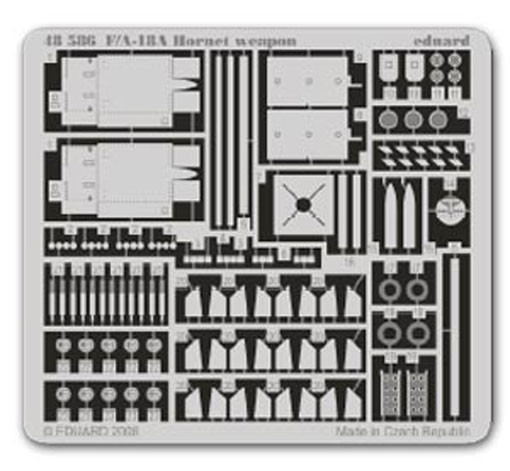 Eduard 48586 F/A-18A weapon (HOB) фототравление