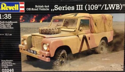 Revell 03246 Бронеавтомобиль Land Rover &quot;British 4x4 off-road vehicle&quot; (REVELL) 1/35
