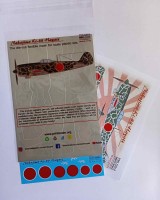 Print Scale PSM72014 Nakajima Ki-84 Hayate includes camouflage pattern paint mask and decals. (designed to be used with Arma Hobby, Hasegawa and Sword kits) 1/72