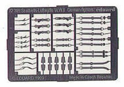 Eduard 72309 1/72 Seatbelts Luftwaffe Fighters фототравление