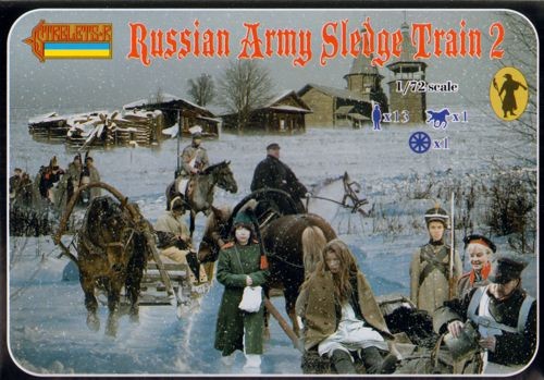 Strelets STR13672 Russian Army Sledge Train 2 (Napoleonic) 1/72