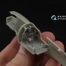 Quinta Studio QD48562 P-63C/E Kingcobra (Dora Wings/AMG) 3D Декаль интерьера кабины 1/48