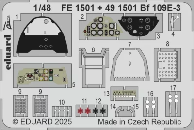 Eduard FE1501 Bf 109E-3 (HOBBYB) 1/48