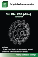 Sbs 3D040 Sd.Kfz.250 (Alte) Sprocket, 2 pcs. (TAK/DRAG) 1/35