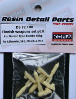 Kora Model DS72100 Finnish weapons set - Part II. 1/72