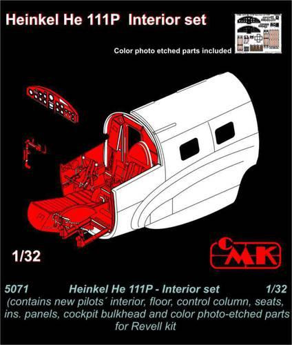 CMK 5071 Heinkel He 111P - Interior set for REV 1/32